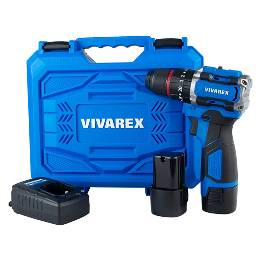 دریل شارژی ٢ باطری براشلس ویوارکس VR1610V-21BL - تصویر 3